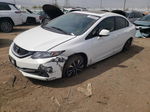 2013 Honda Civic Ex White vin: 19XFB2F81DE089720