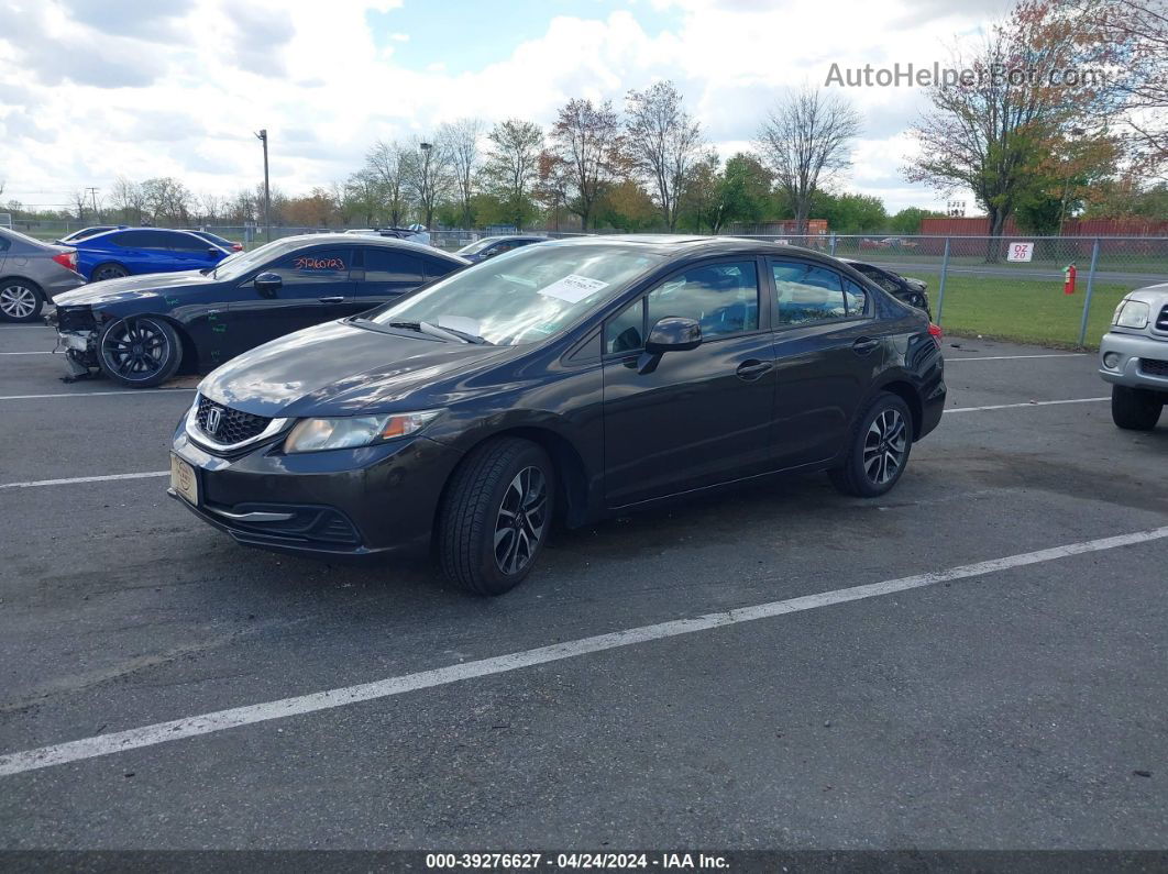 2013 Honda Civic Ex Black vin: 19XFB2F81DE213128