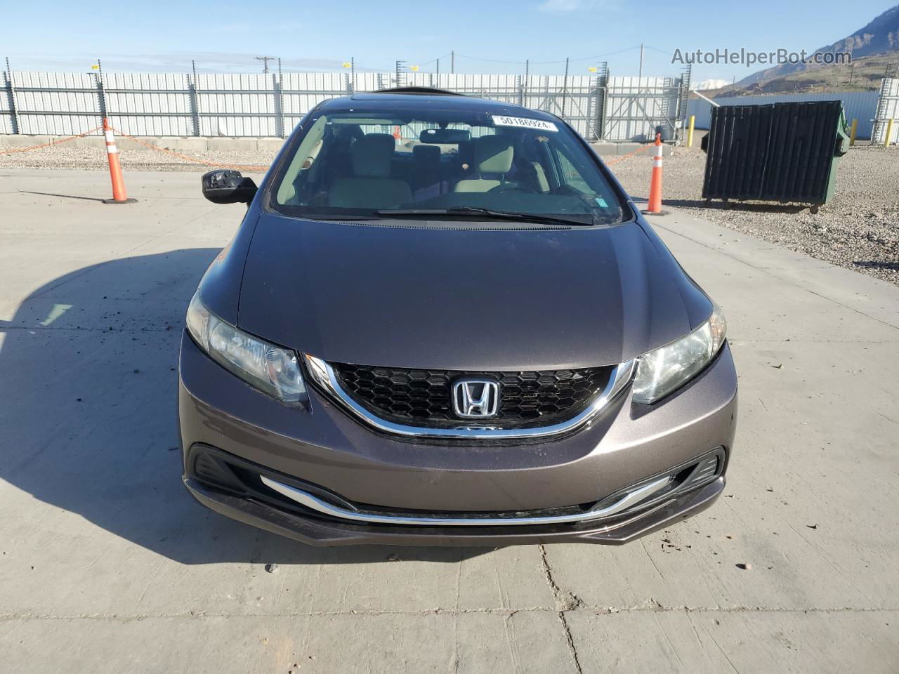 2013 Honda Civic Ex Желто-коричневый vin: 19XFB2F81DE218524