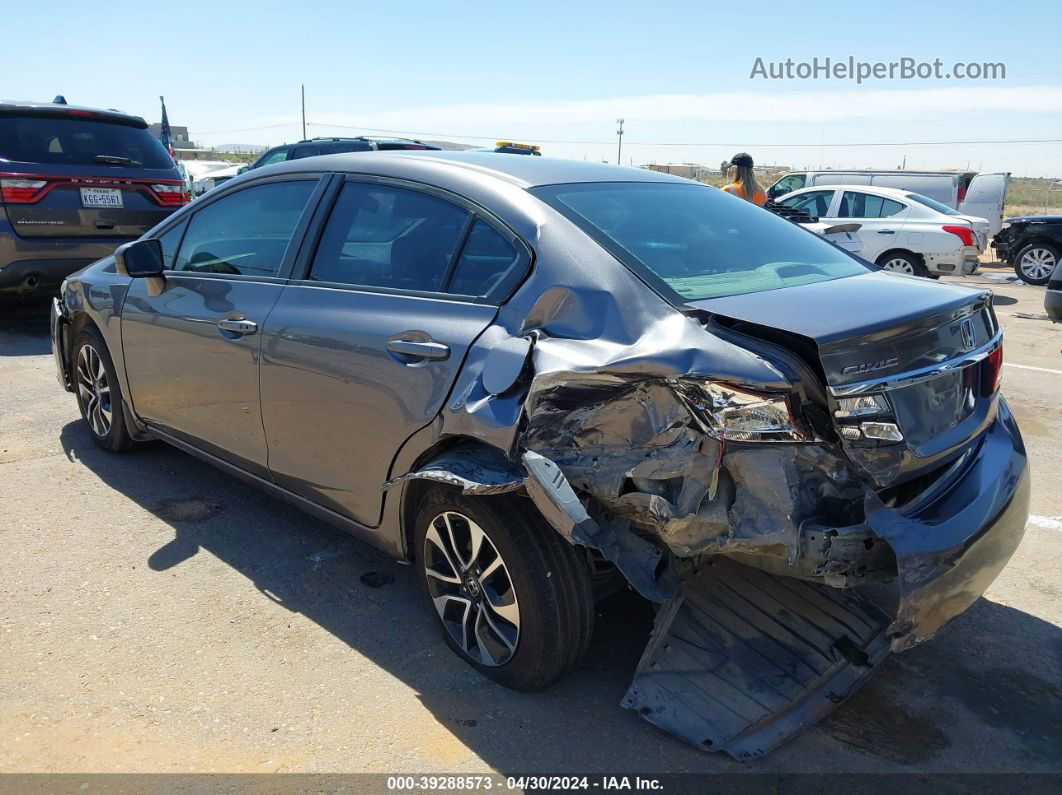 2014 Honda Civic Ex Gray vin: 19XFB2F81EE014744