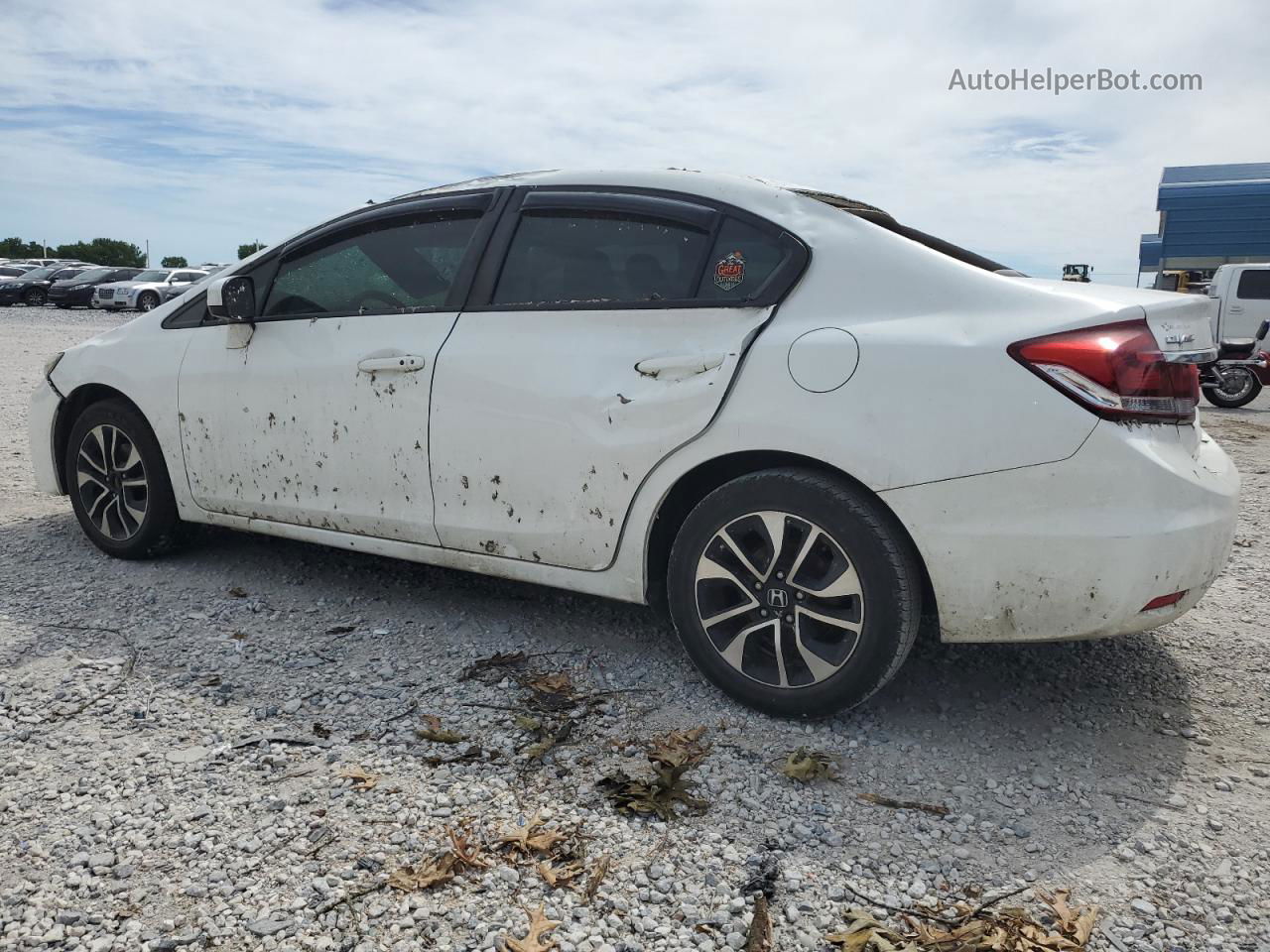 2014 Honda Civic Ex Белый vin: 19XFB2F81EE060039