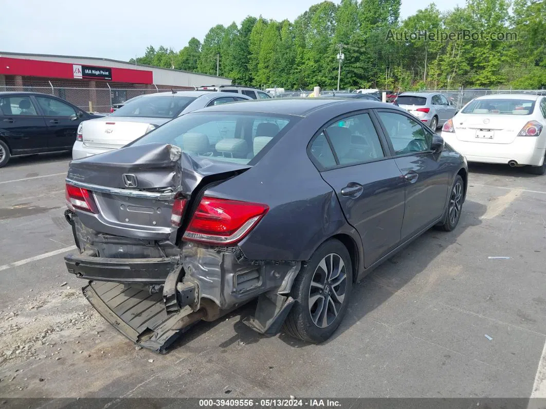 2014 Honda Civic Ex Gray vin: 19XFB2F81EE073390