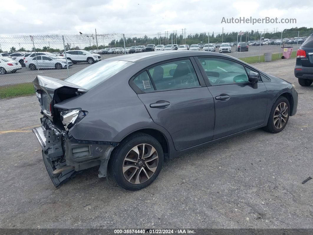 2015 Honda Civic Ex Серый vin: 19XFB2F81FE056445