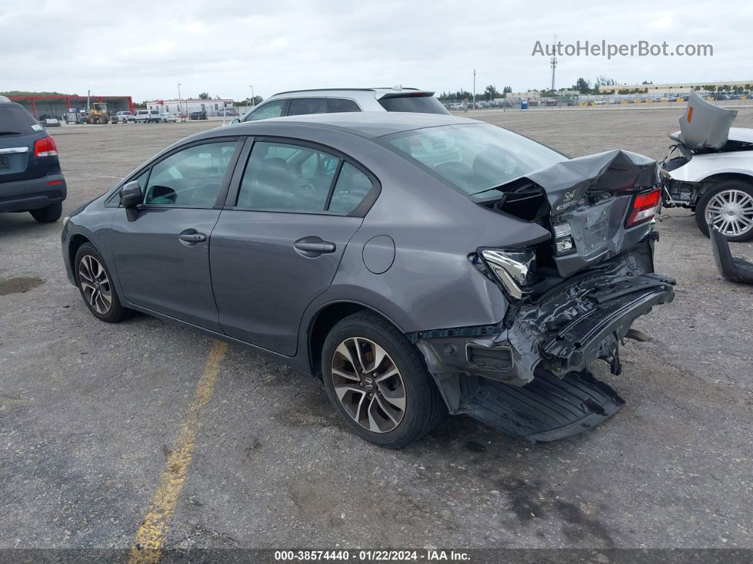 2015 Honda Civic Ex Gray vin: 19XFB2F81FE056445