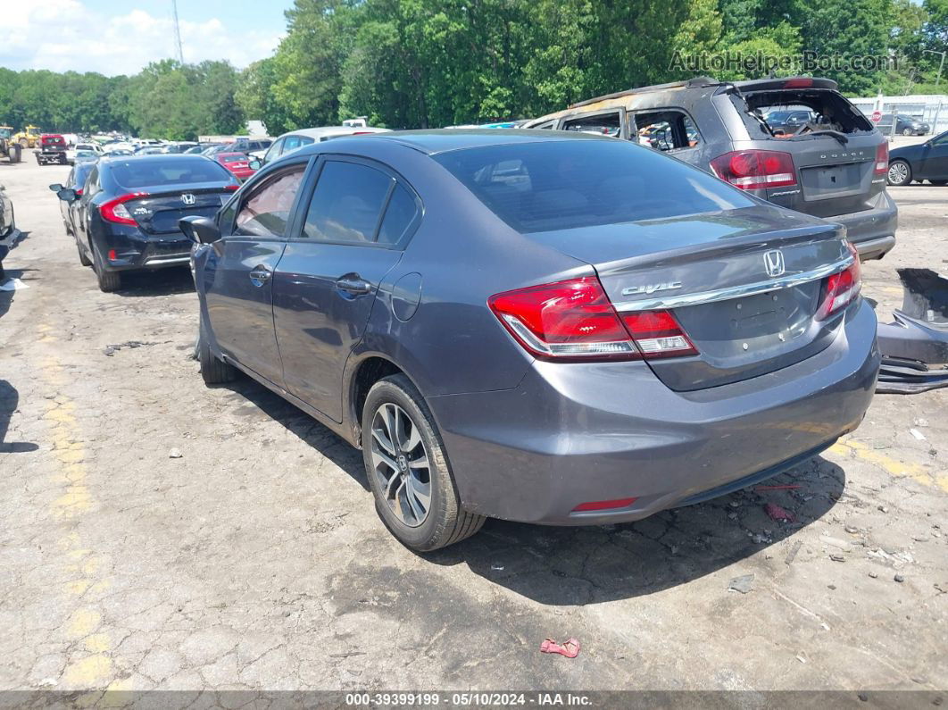 2015 Honda Civic Ex Gray vin: 19XFB2F81FE063881