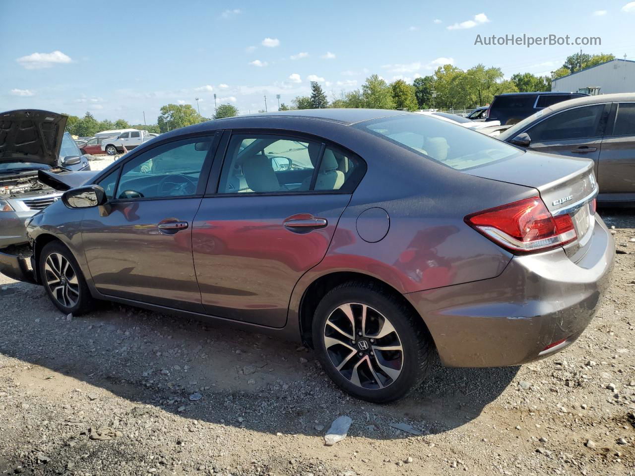 2015 Honda Civic Ex Gray vin: 19XFB2F81FE102663