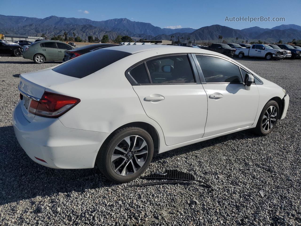 2015 Honda Civic Ex White vin: 19XFB2F81FE254099