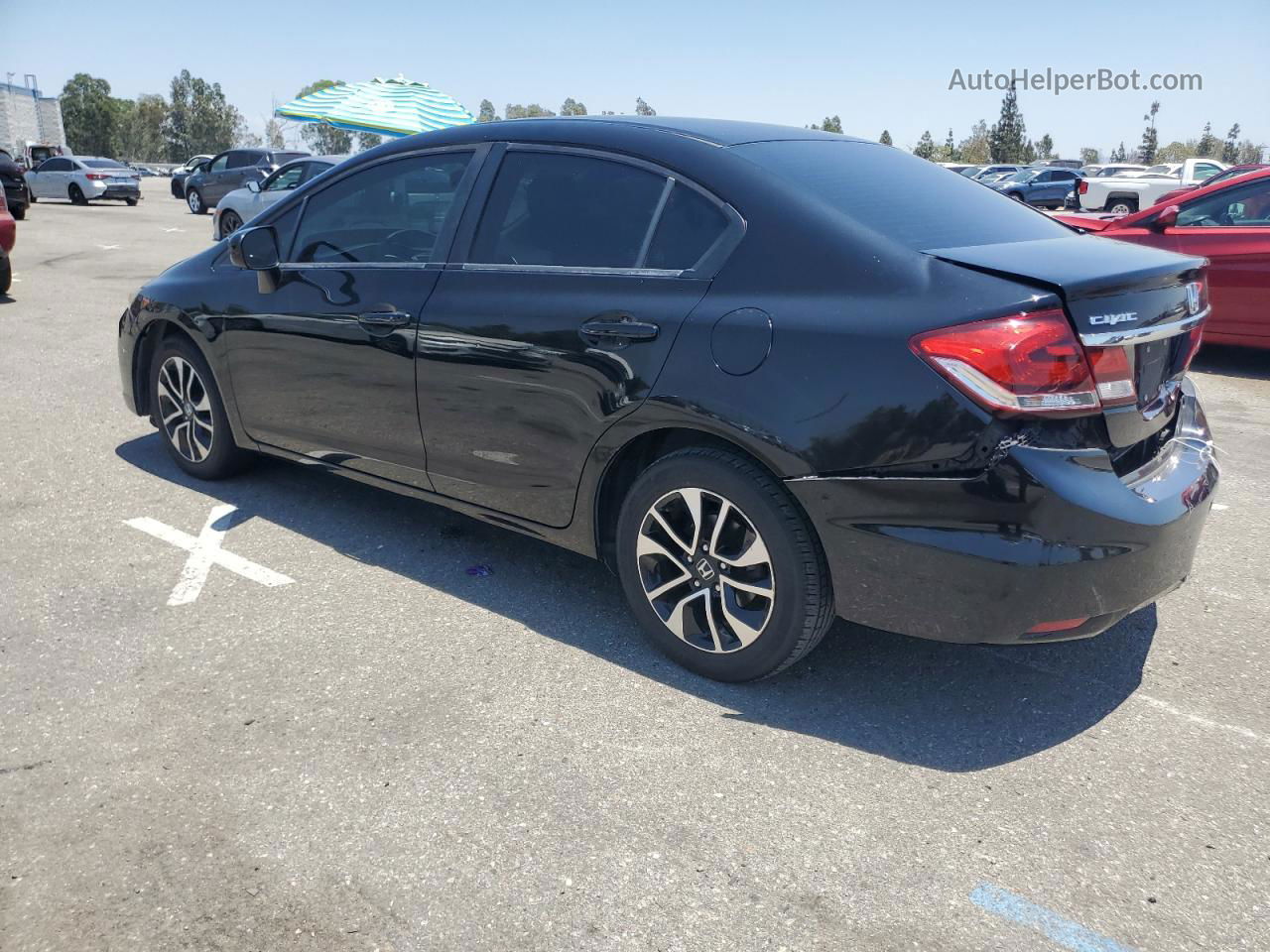 2015 Honda Civic Ex Black vin: 19XFB2F81FE257763