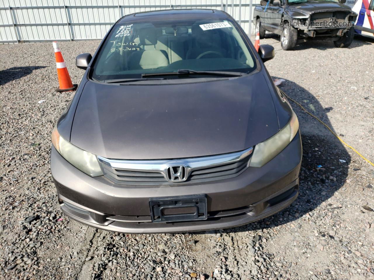 2012 Honda Civic Ex Gray vin: 19XFB2F82CE060063