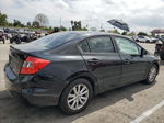 2012 Honda Civic Ex Black vin: 19XFB2F82CE378815