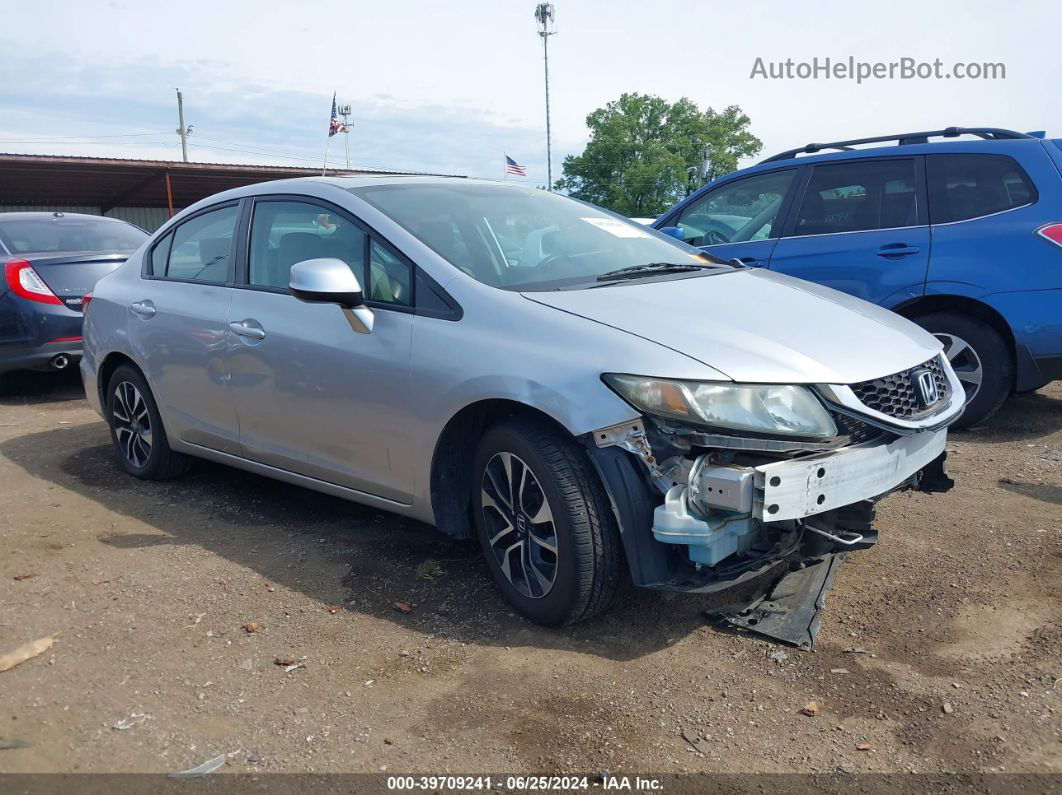 2013 Honda Civic Ex Silver vin: 19XFB2F82DE007347