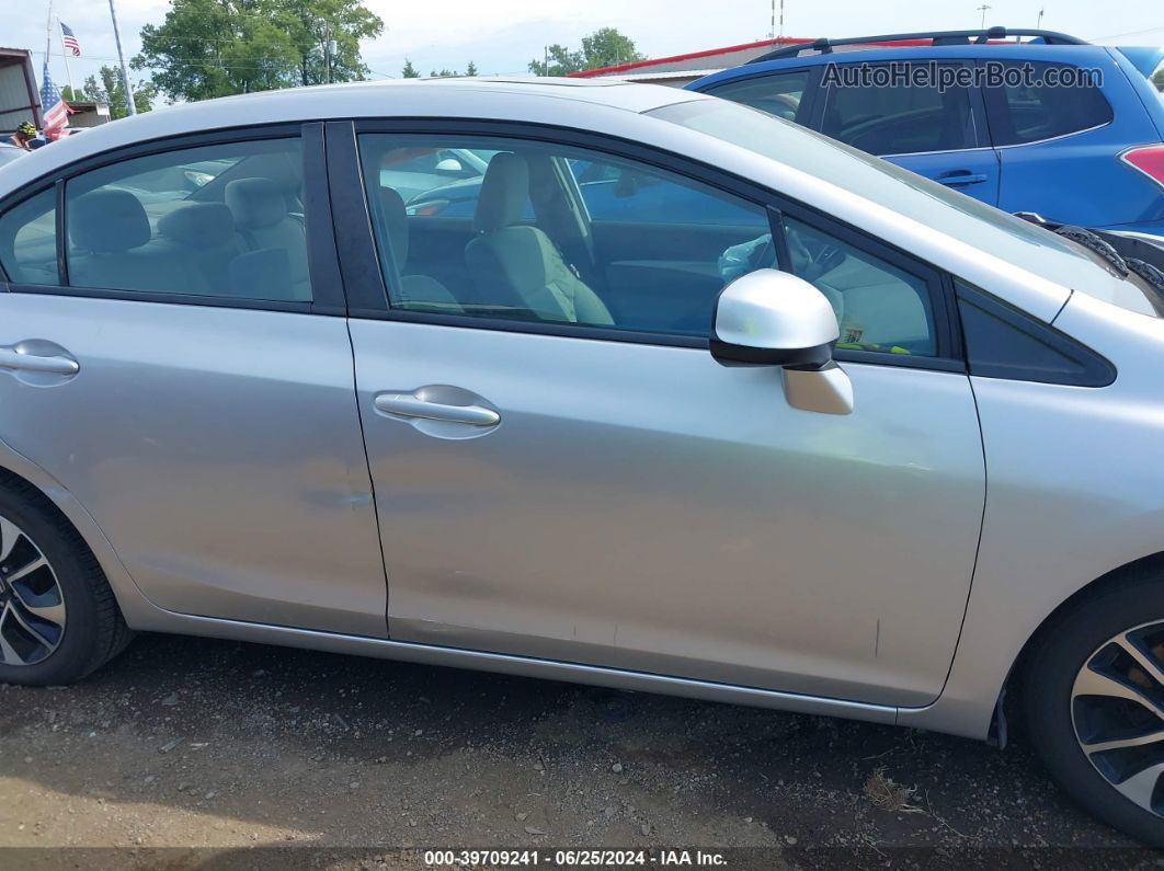 2013 Honda Civic Ex Silver vin: 19XFB2F82DE007347