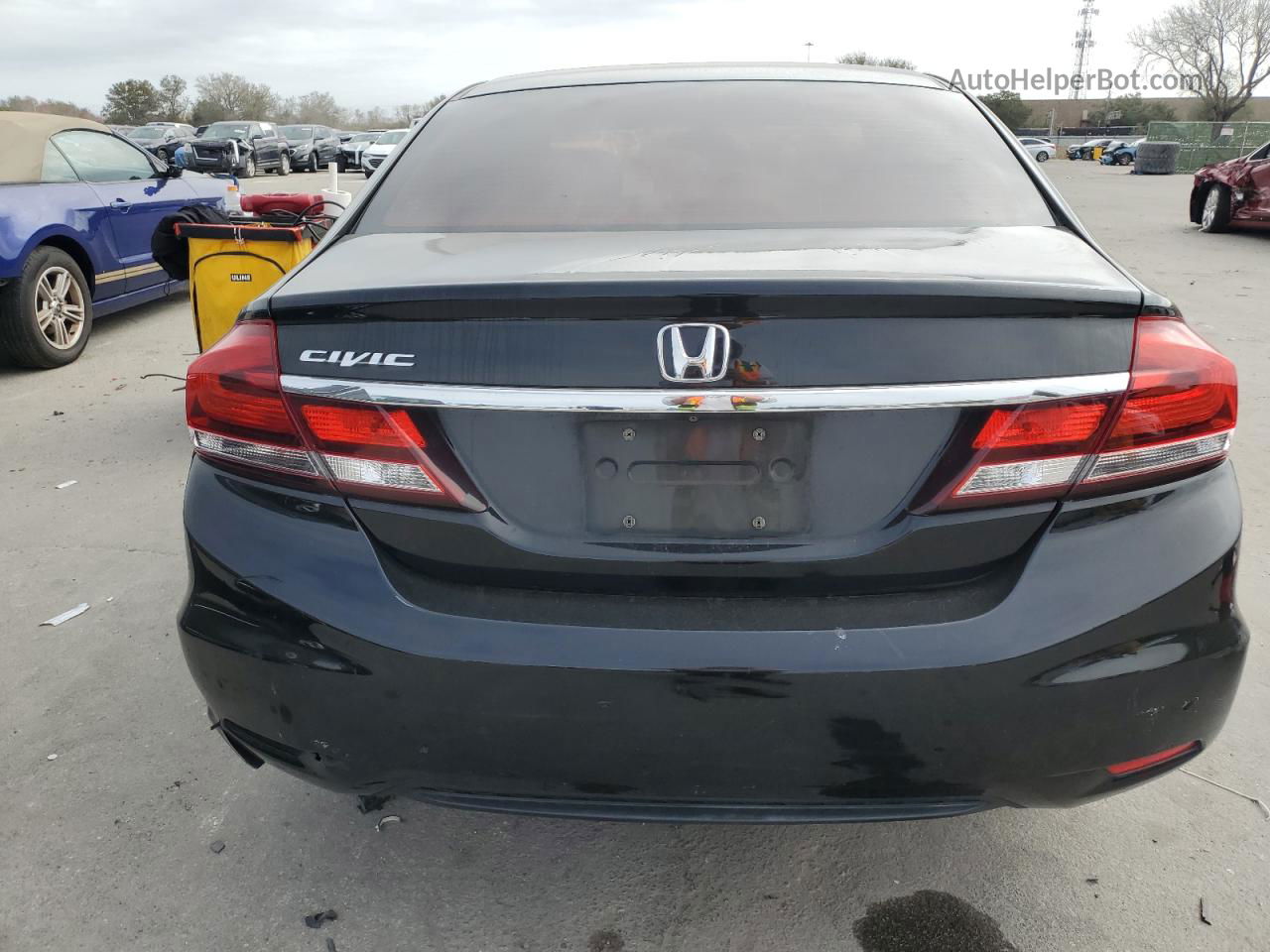 2013 Honda Civic Ex Black vin: 19XFB2F82DE032958