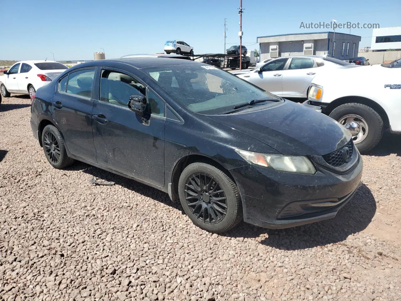 2013 Honda Civic Ex Black vin: 19XFB2F82DE073865