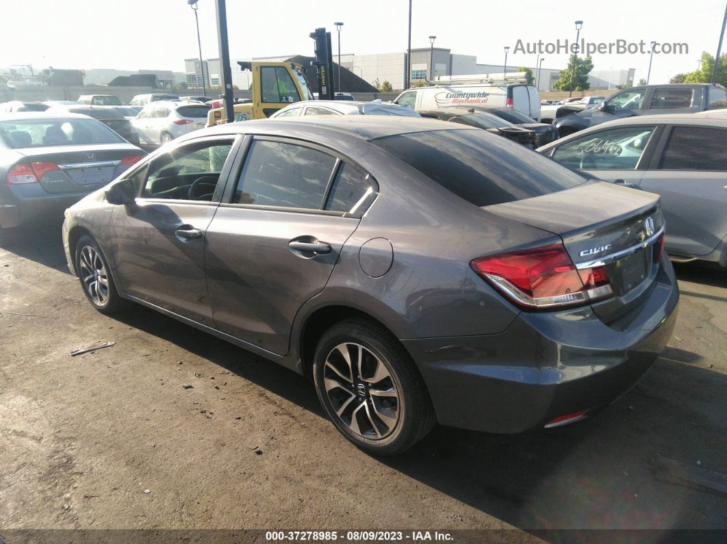 2014 Honda Civic Sedan Ex Gray vin: 19XFB2F82EE246169