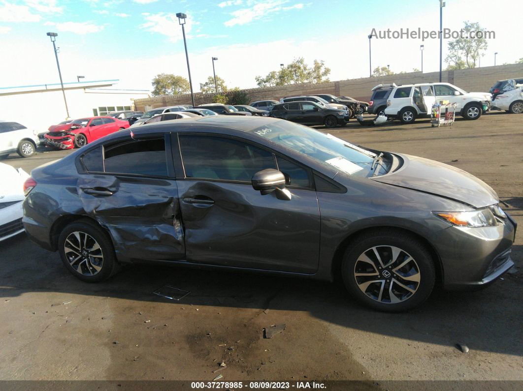 2014 Honda Civic Sedan Ex Gray vin: 19XFB2F82EE246169