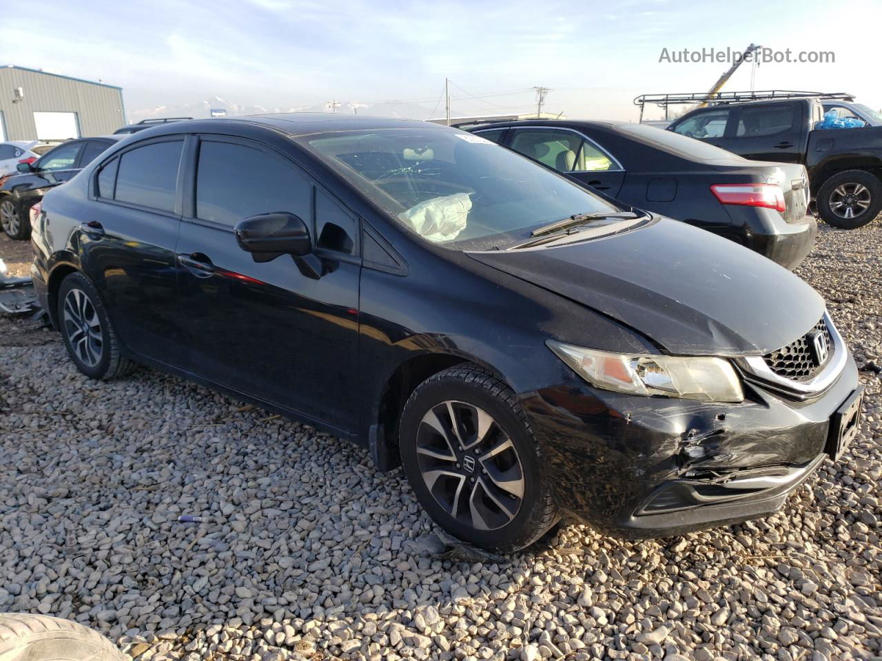 2014 Honda Civic Ex Черный vin: 19XFB2F82EE261982