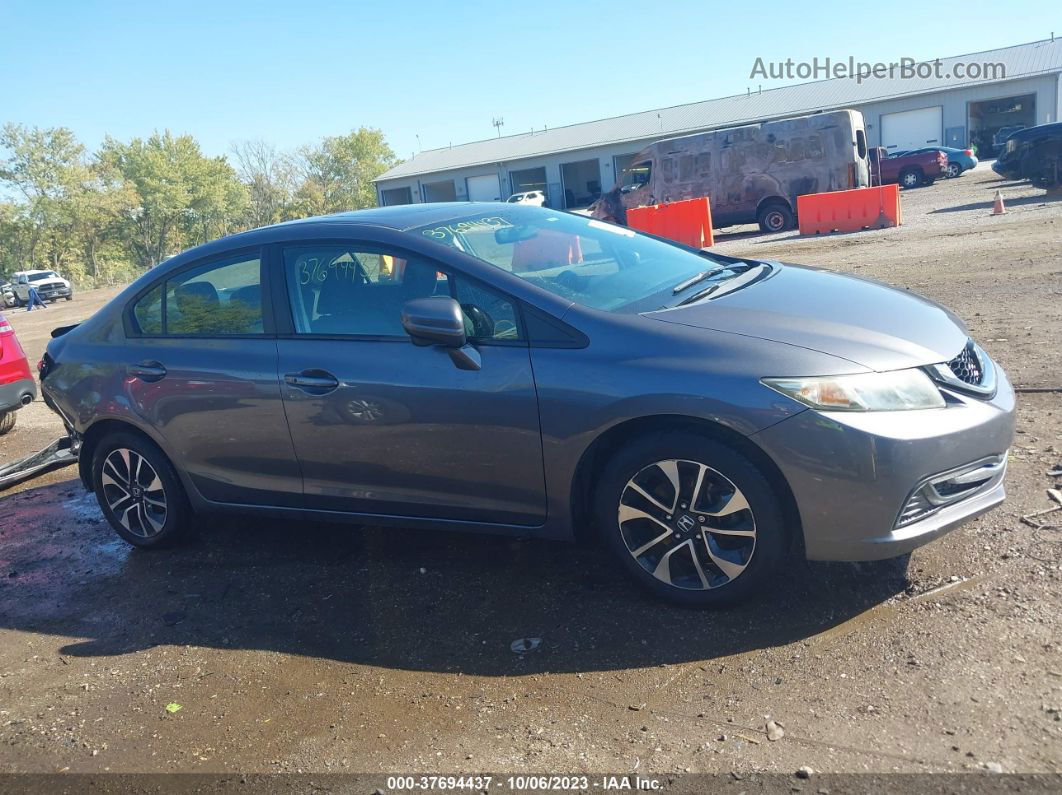 2015 Honda Civic Sedan Ex Gray vin: 19XFB2F82FE015497