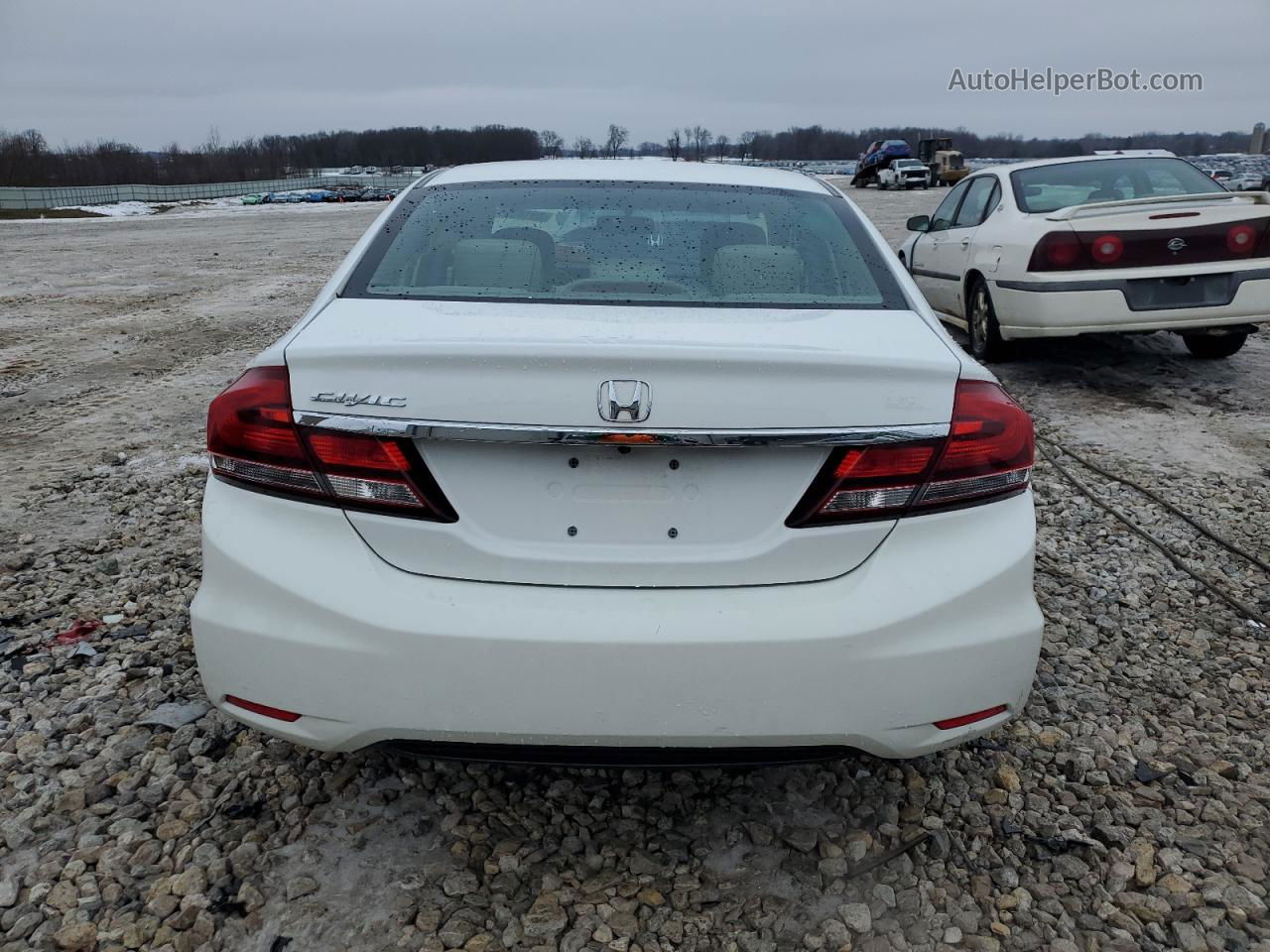 2015 Honda Civic Ex White vin: 19XFB2F82FE029514