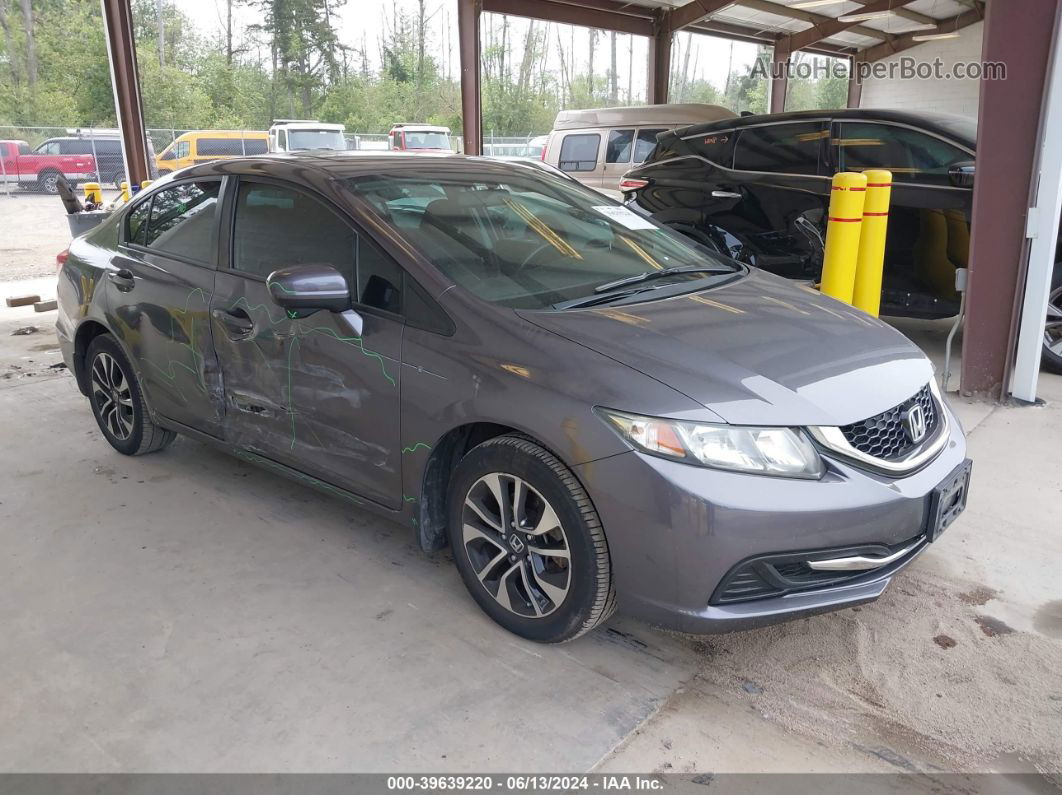 2015 Honda Civic Ex Серый vin: 19XFB2F82FE032378