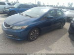 2015 Honda Civic Sedan Ex Blue vin: 19XFB2F82FE040755