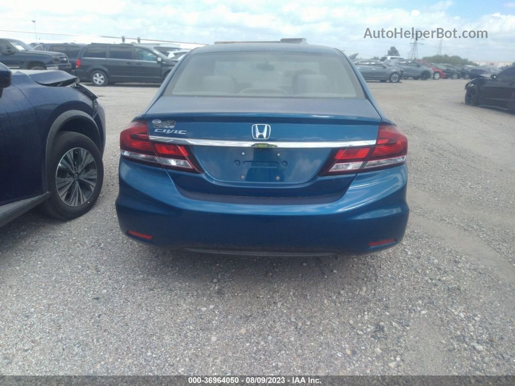 2015 Honda Civic Sedan Ex Blue vin: 19XFB2F82FE040755