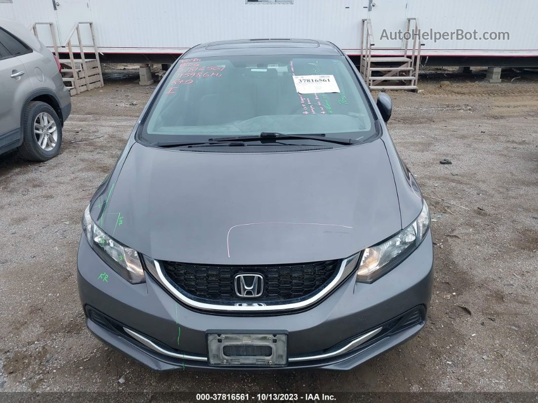 2015 Honda Civic Ex Серый vin: 19XFB2F82FE090653