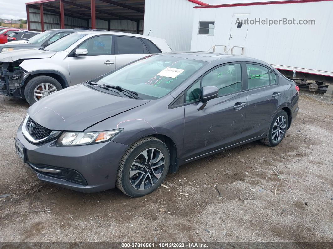 2015 Honda Civic Ex Gray vin: 19XFB2F82FE090653