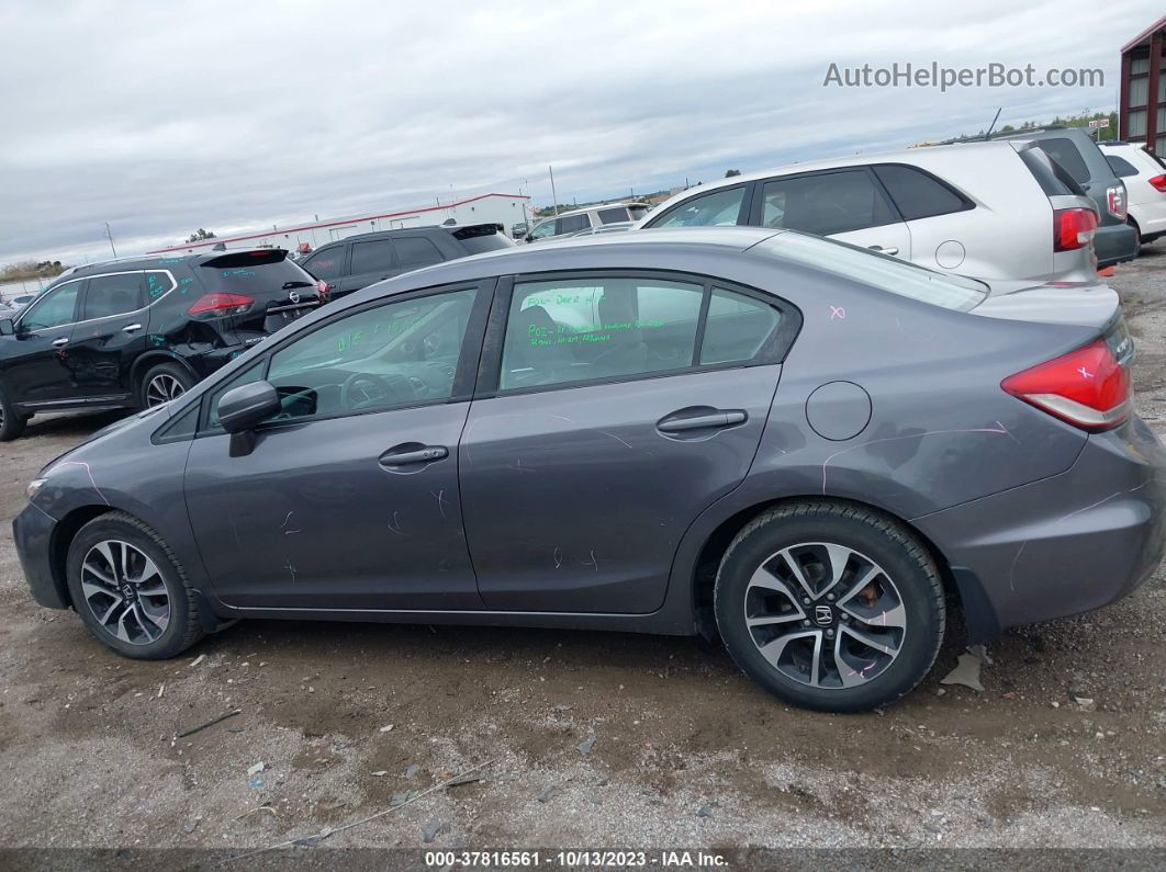 2015 Honda Civic Ex Серый vin: 19XFB2F82FE090653