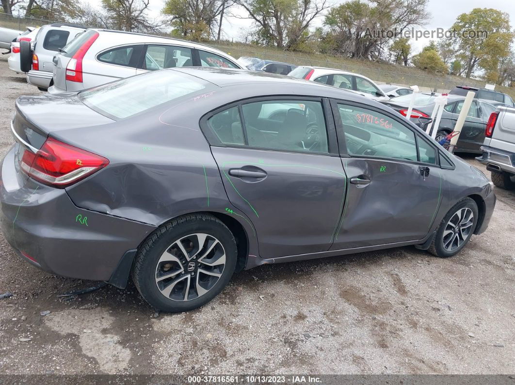 2015 Honda Civic Ex Серый vin: 19XFB2F82FE090653