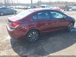 2015 Honda Civic Ex Maroon vin: 19XFB2F82FE250739