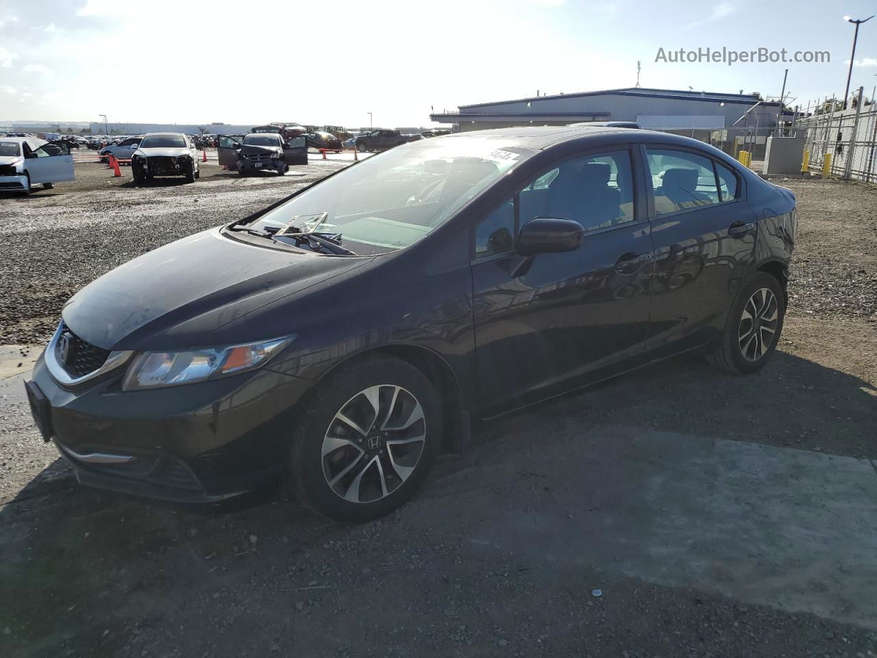 2015 Honda Civic Ex Черный vin: 19XFB2F82FE261269