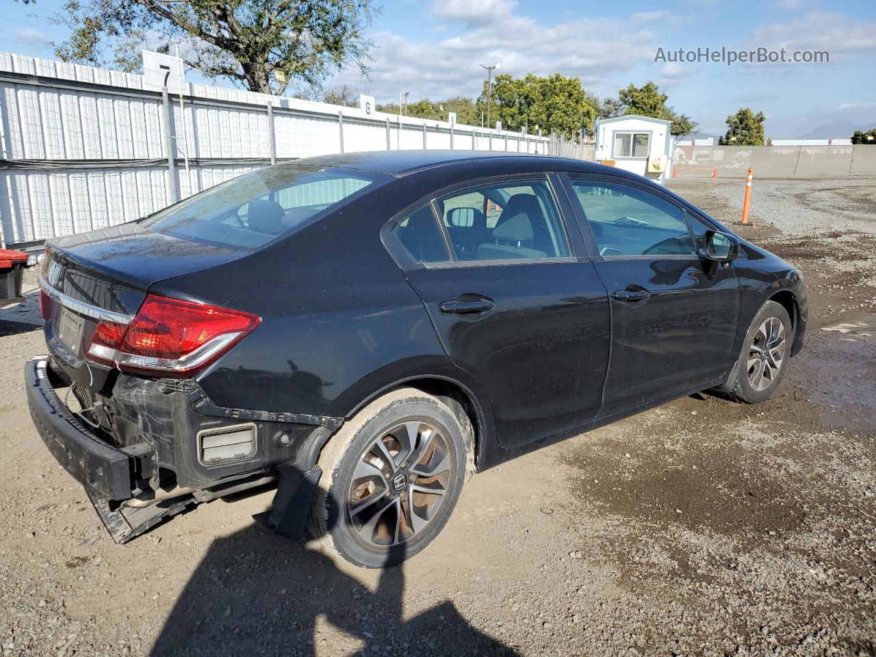 2015 Honda Civic Ex Черный vin: 19XFB2F82FE261269