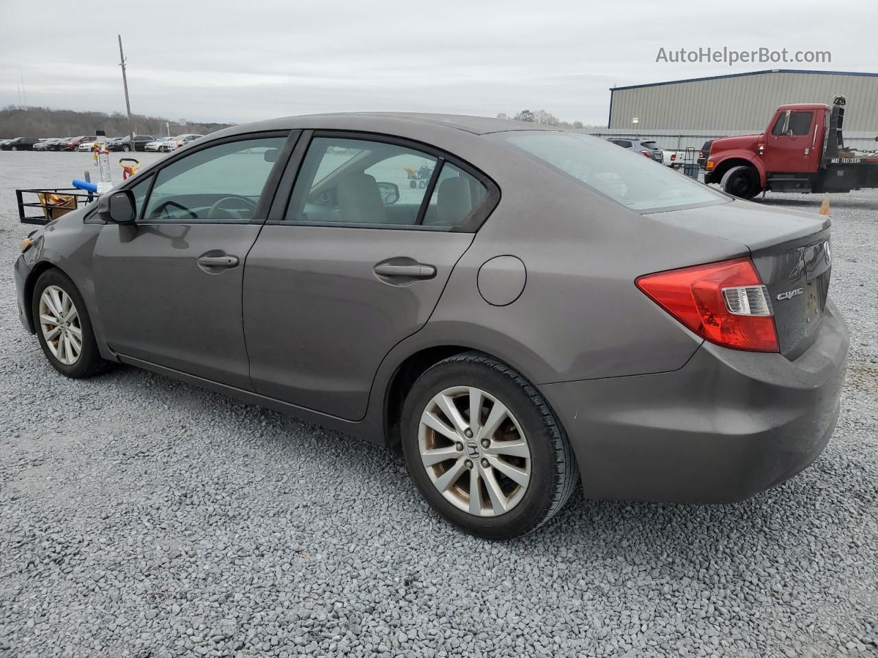 2012 Honda Civic Ex Gray vin: 19XFB2F83CE006805