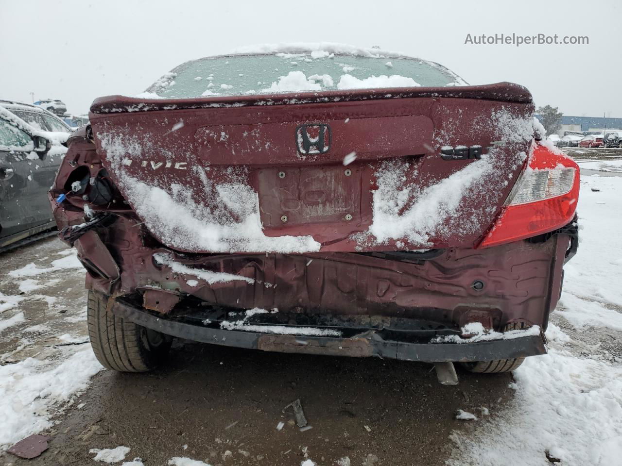 2012 Honda Civic Ex Maroon vin: 19XFB2F83CE103146