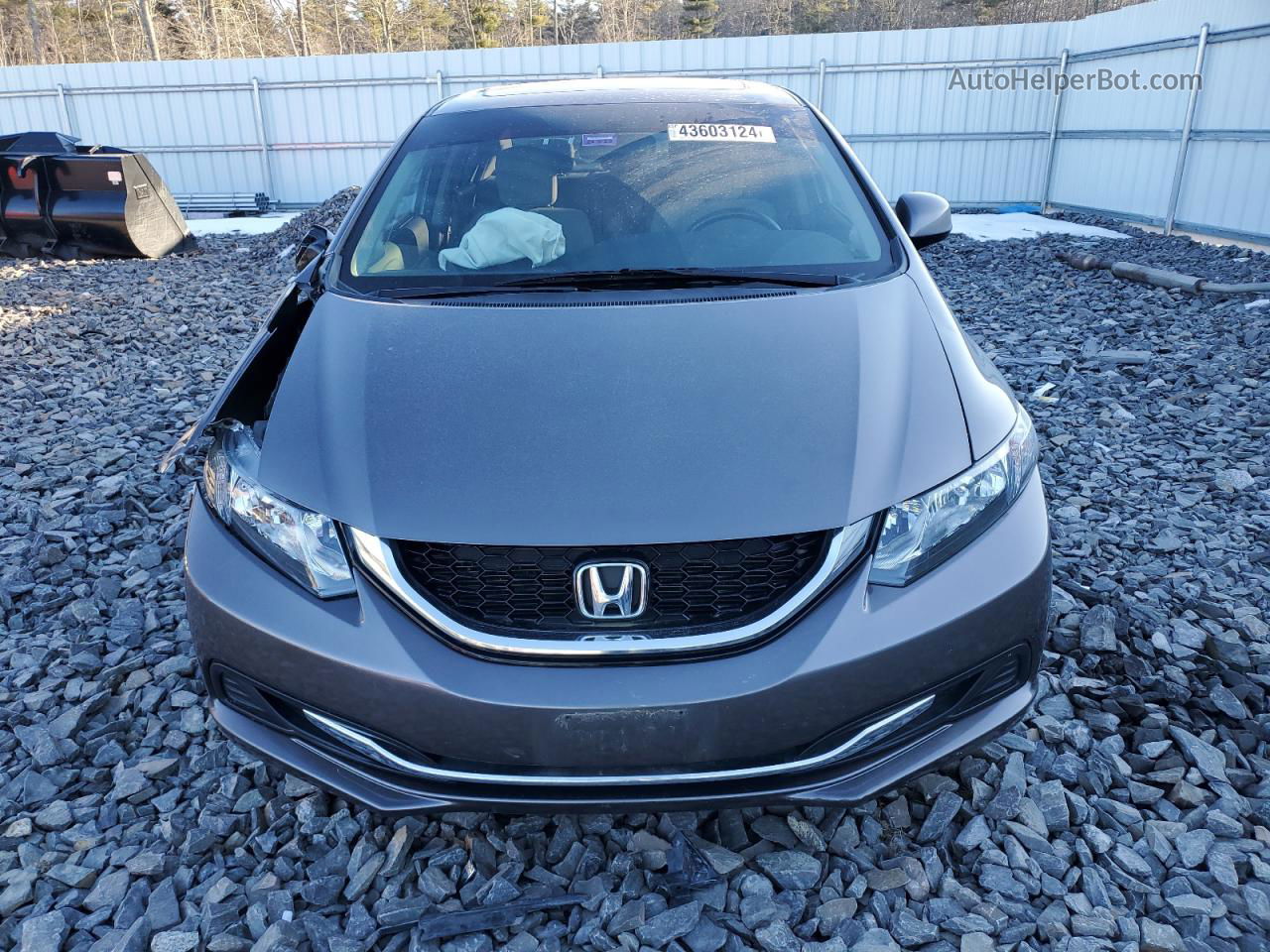 2013 Honda Civic Ex Gray vin: 19XFB2F83DE058470