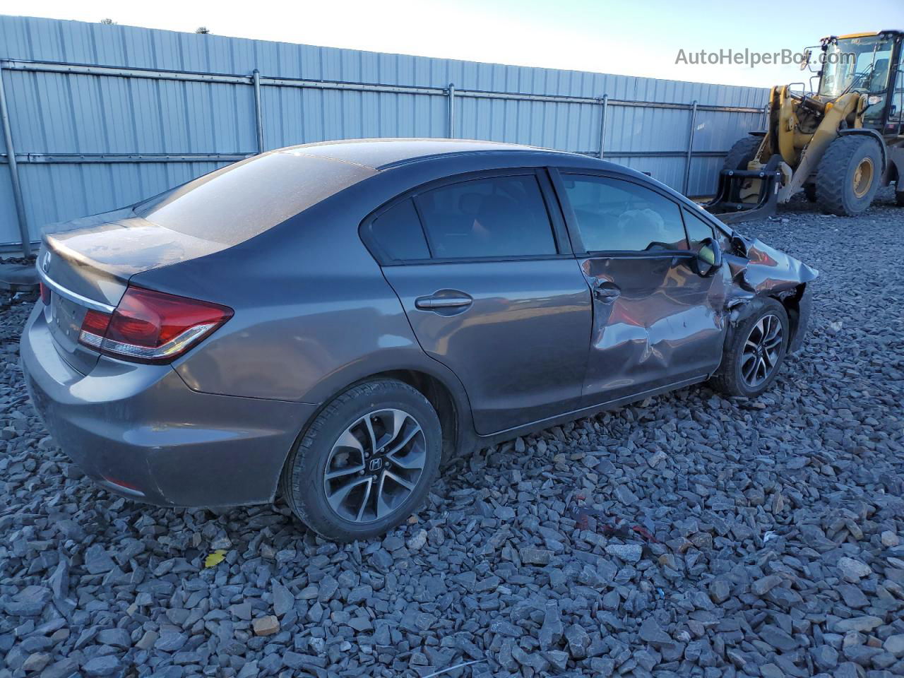 2013 Honda Civic Ex Gray vin: 19XFB2F83DE058470