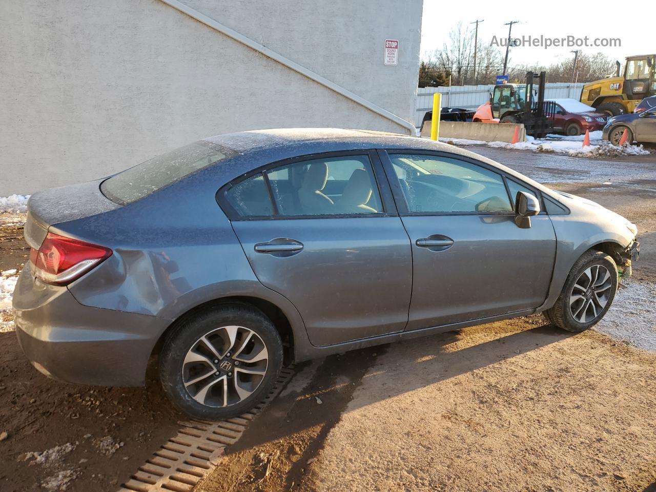 2013 Honda Civic Ex Gray vin: 19XFB2F83DE215687