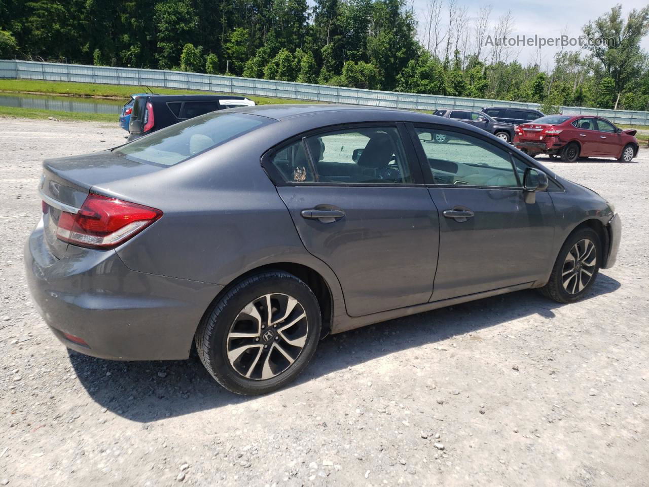 2013 Honda Civic Ex Gray vin: 19XFB2F83DE269717