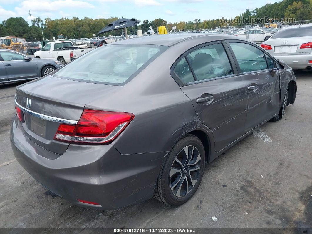 2014 Honda Civic Sedan Ex Коричневый vin: 19XFB2F83EE022652