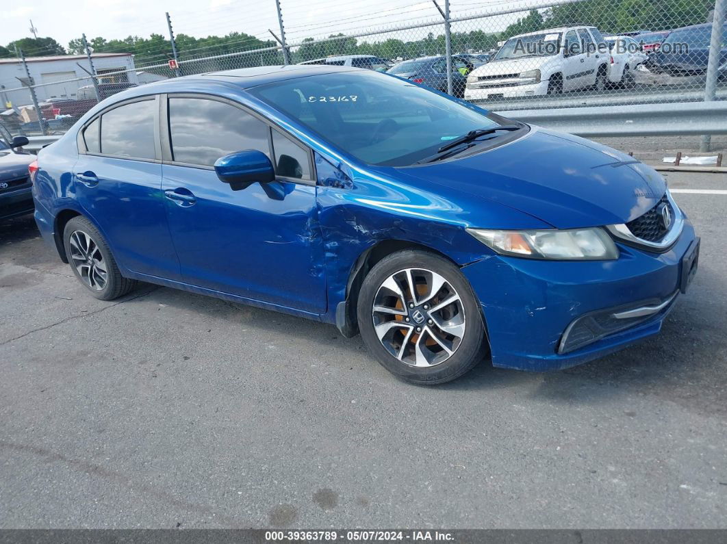 2014 Honda Civic Ex Blue vin: 19XFB2F83EE023168