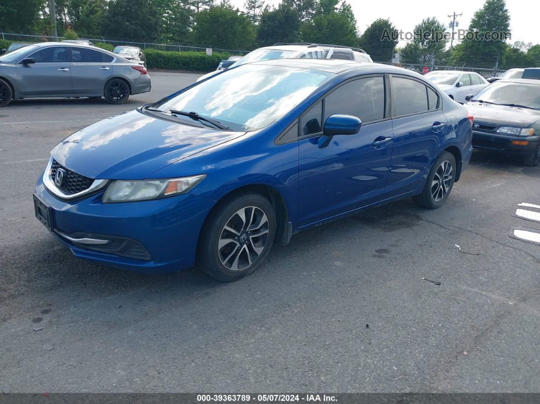 2014 Honda Civic Ex Blue vin: 19XFB2F83EE023168