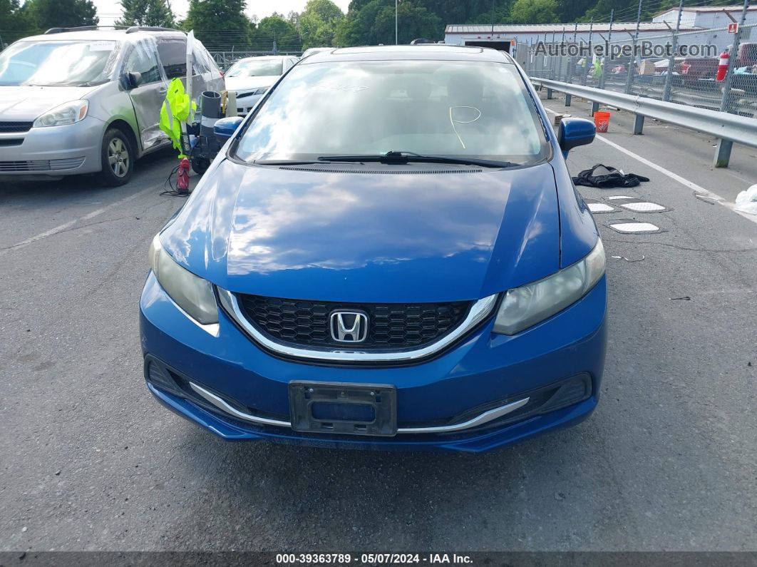 2014 Honda Civic Ex Blue vin: 19XFB2F83EE023168