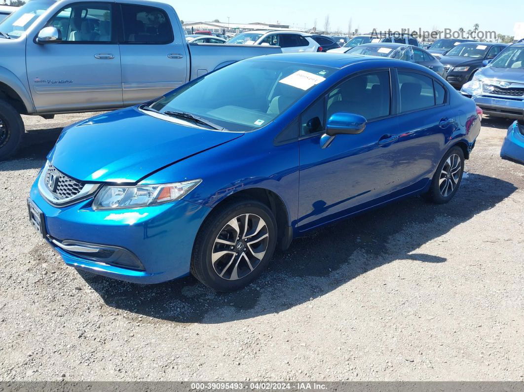 2014 Honda Civic Ex Blue vin: 19XFB2F83EE073763