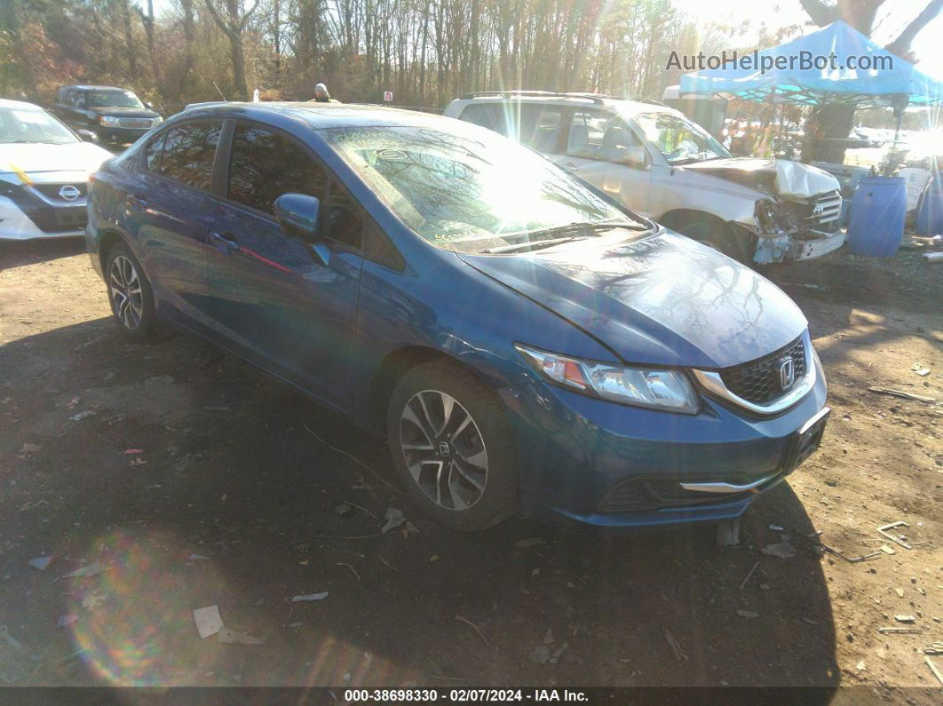 2014 Honda Civic Ex Blue vin: 19XFB2F83EE200141