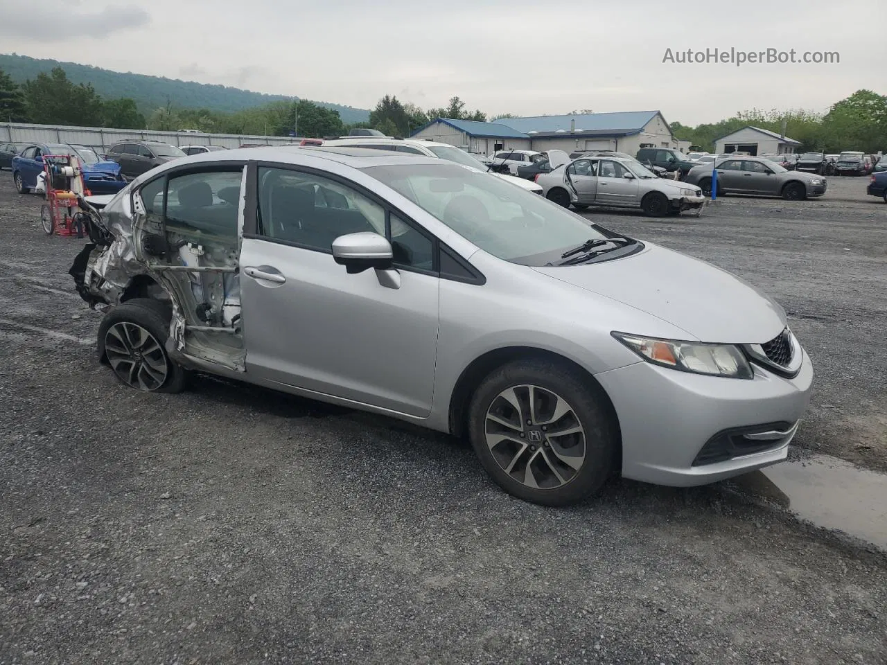 2014 Honda Civic Ex Gray vin: 19XFB2F83EE209129