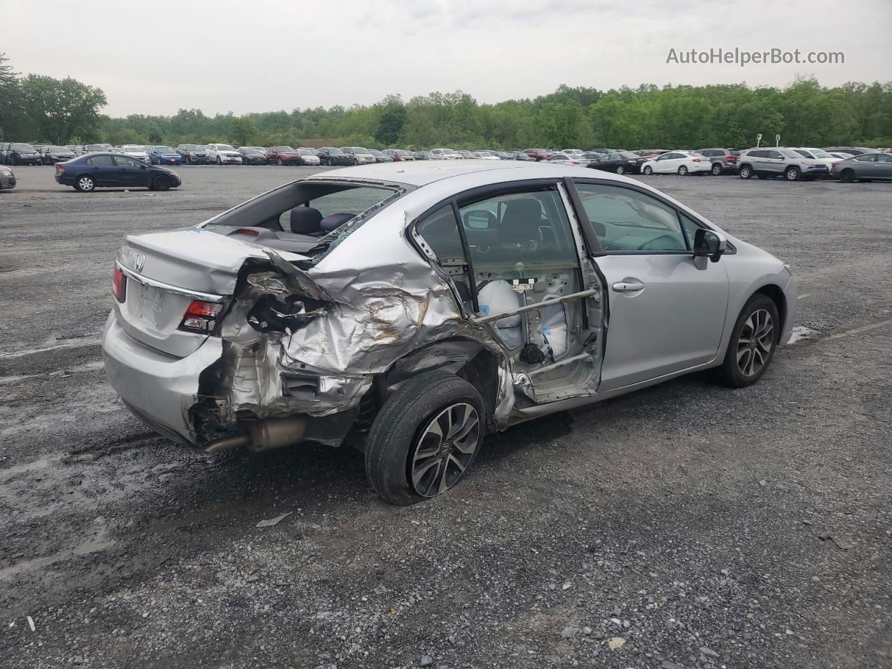 2014 Honda Civic Ex Gray vin: 19XFB2F83EE209129