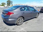 2014 Honda Civic Sedan Ex Gray vin: 19XFB2F83EE244642