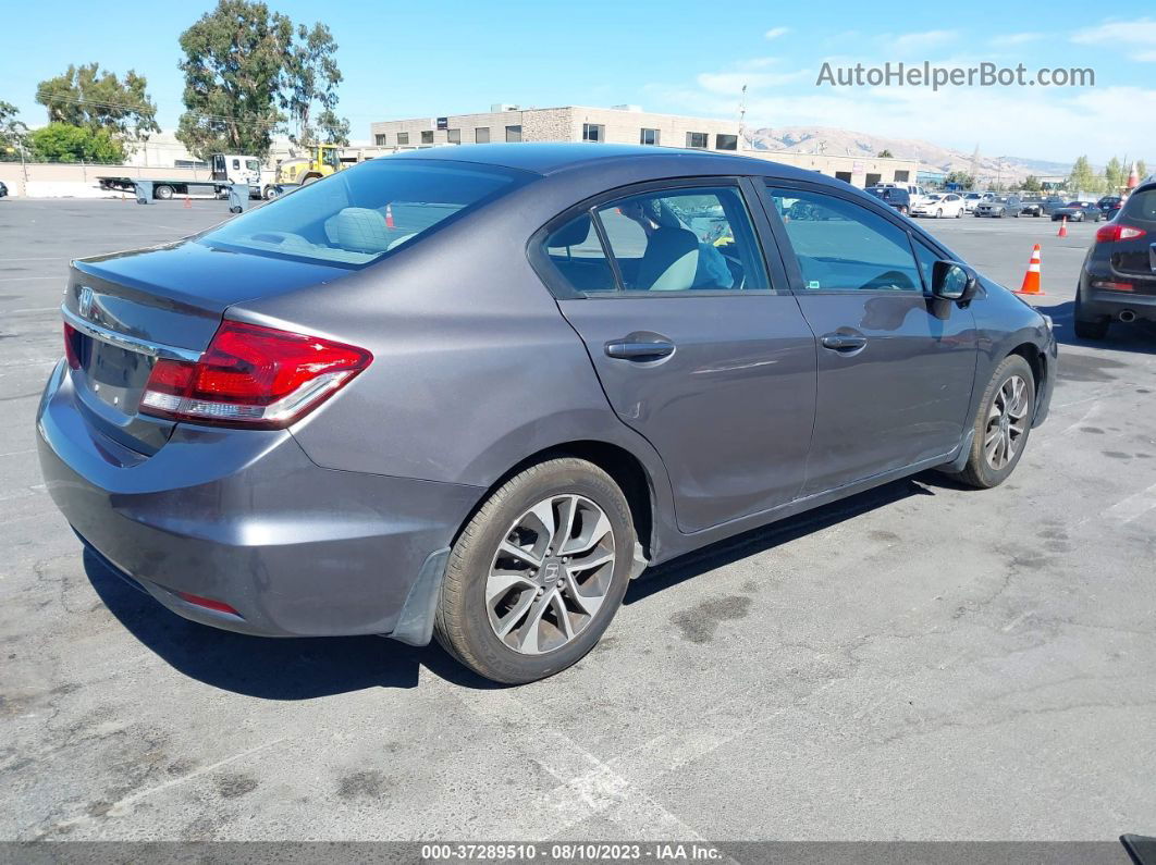 2014 Honda Civic Sedan Ex Gray vin: 19XFB2F83EE244642