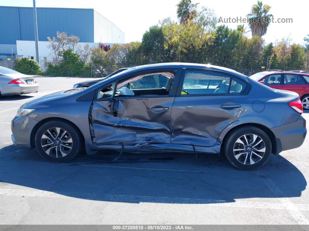 2014 Honda Civic Sedan Ex Gray vin: 19XFB2F83EE244642